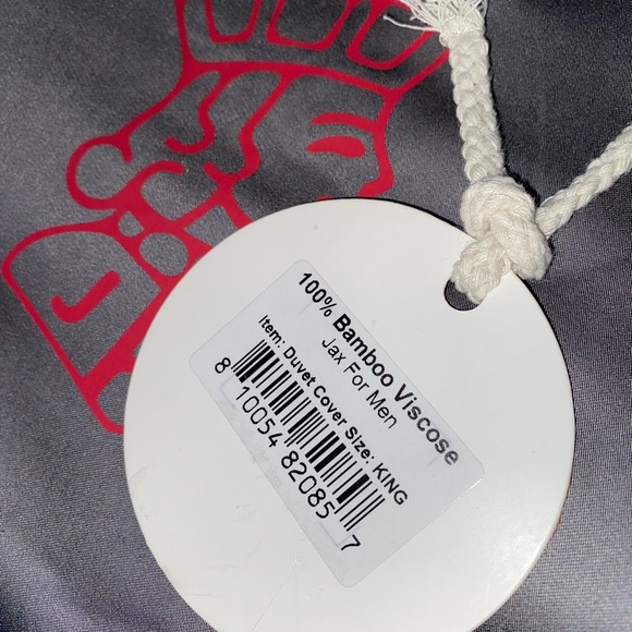 NEW Jax for Men 100% Bamboo Viscose King Duvet Cover - Picture 3 of 3